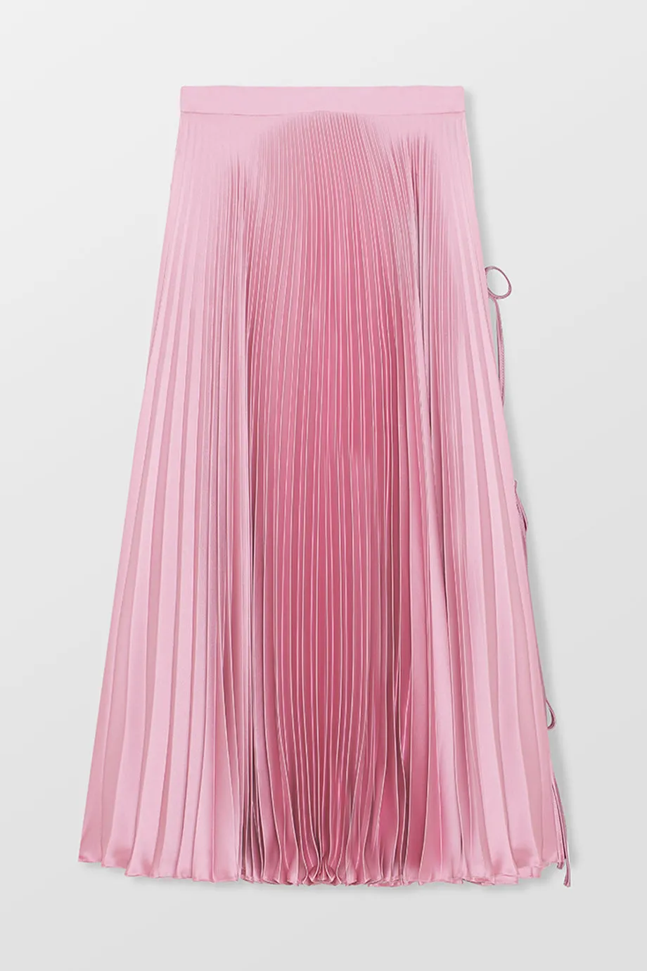 Pleated Skirt With Ties