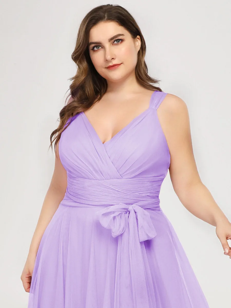 Plus Size Wholesale Tulle Bridesmaid Dresses for Women