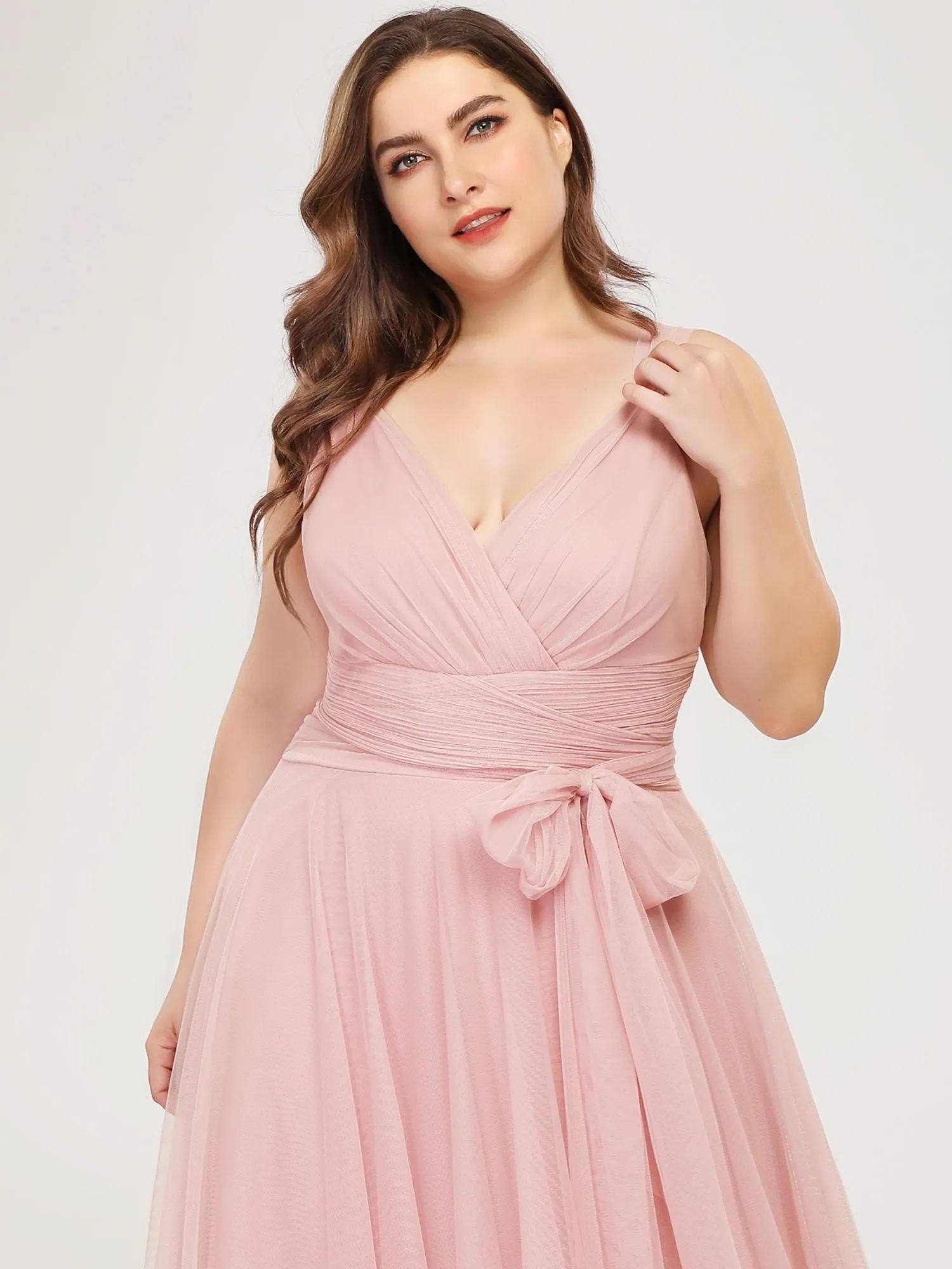 Plus Size Wholesale Tulle Bridesmaid Dresses for Women