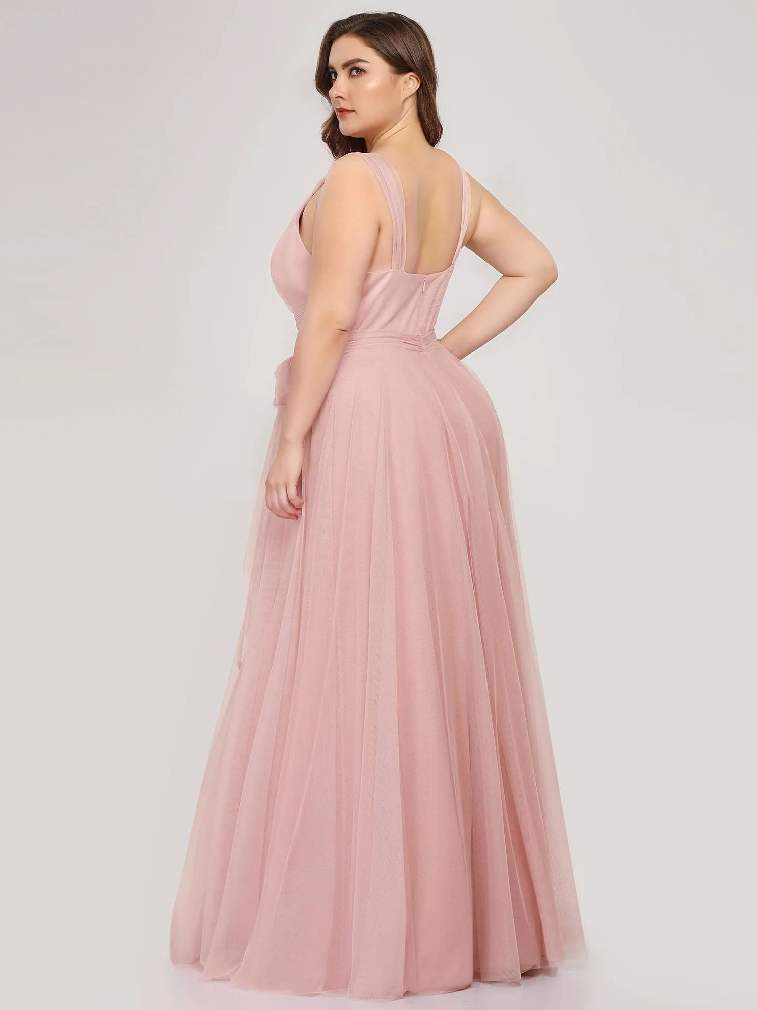 Plus Size Wholesale Tulle Bridesmaid Dresses for Women