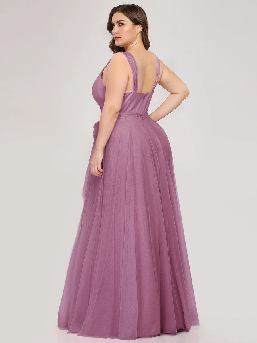 Plus Size Wholesale Tulle Bridesmaid Dresses for Women