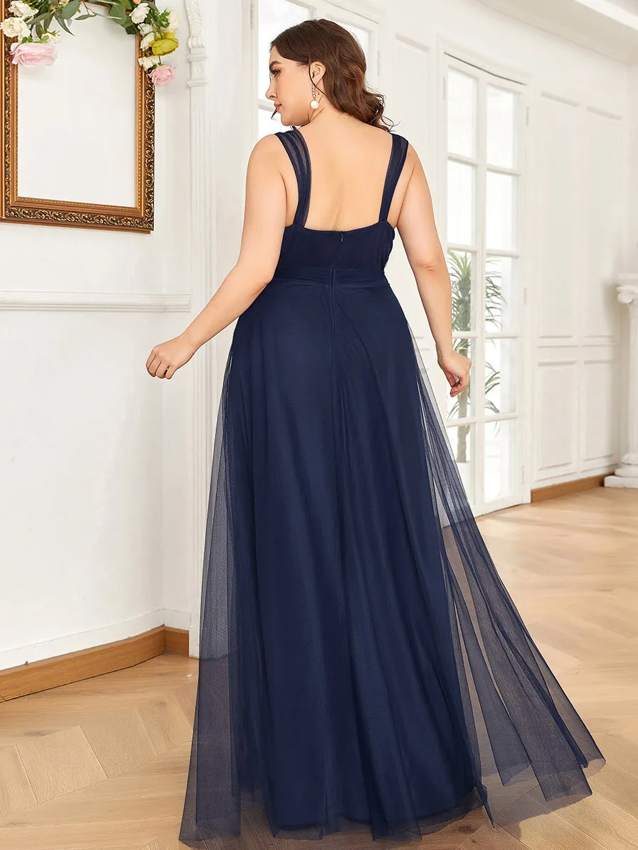 Plus Size Wholesale Tulle Bridesmaid Dresses for Women