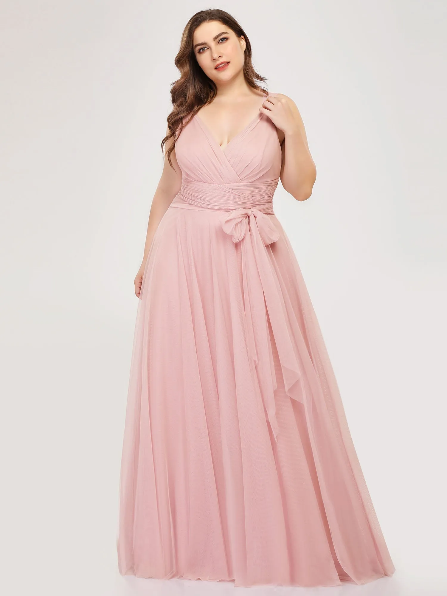 Plus Size Wholesale Tulle Bridesmaid Dresses for Women