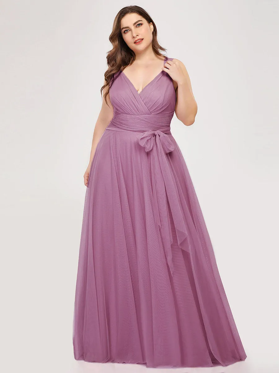 Plus Size Wholesale Tulle Bridesmaid Dresses for Women