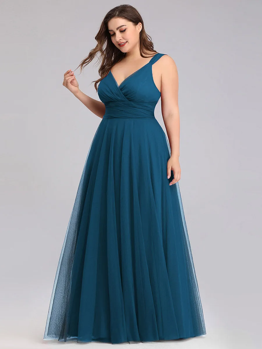 Plus Size Wholesale Tulle Bridesmaid Dresses for Women