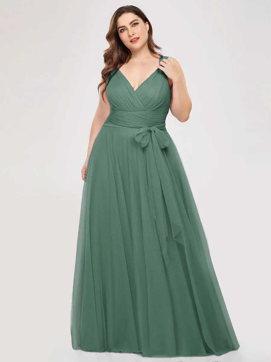 Plus Size Wholesale Tulle Bridesmaid Dresses for Women