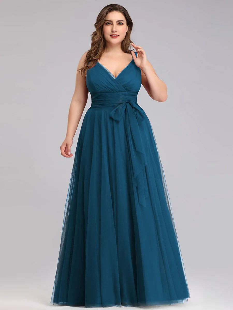 Plus Size Wholesale Tulle Bridesmaid Dresses for Women