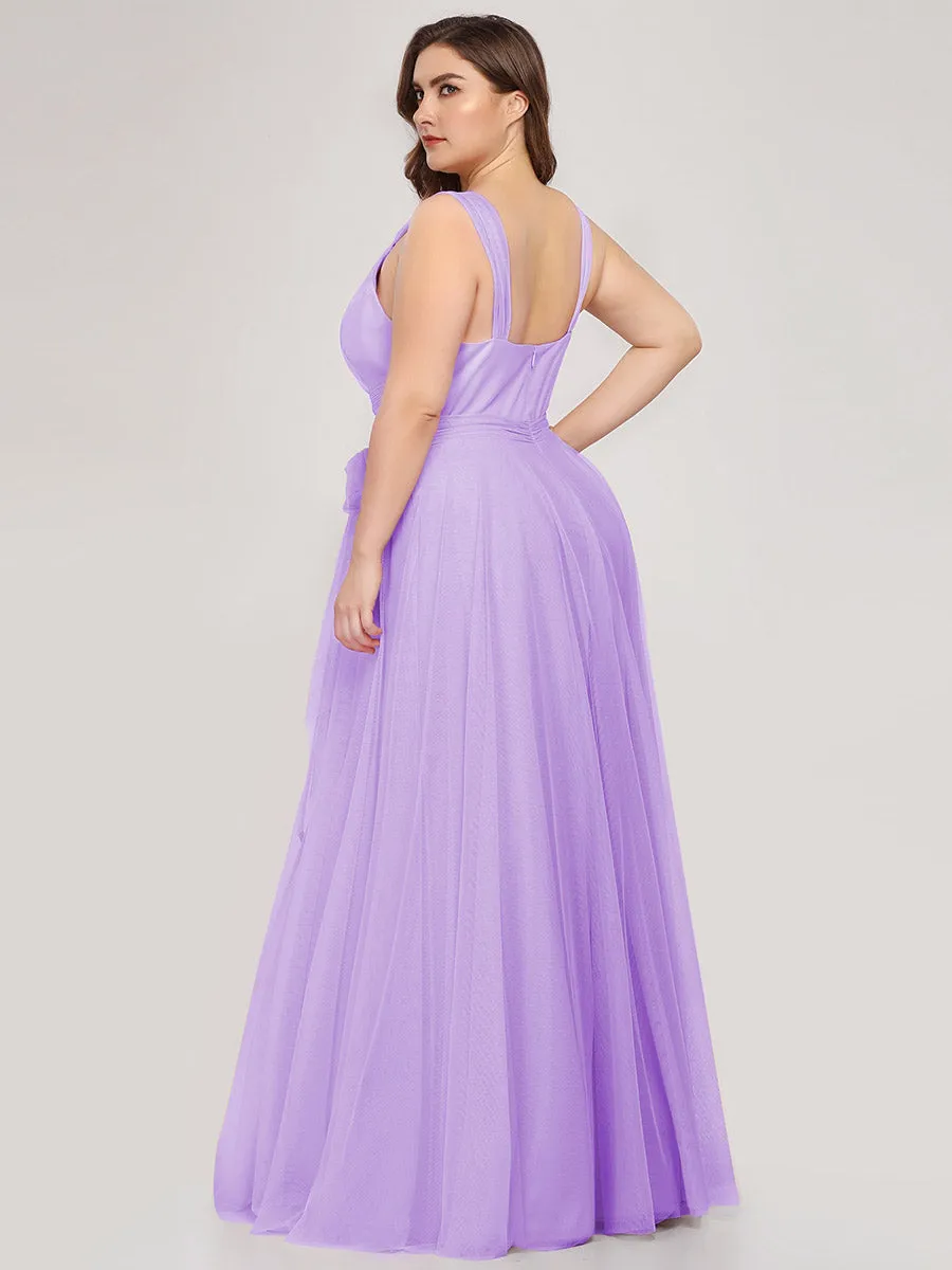 Plus Size Wholesale Tulle Bridesmaid Dresses for Women