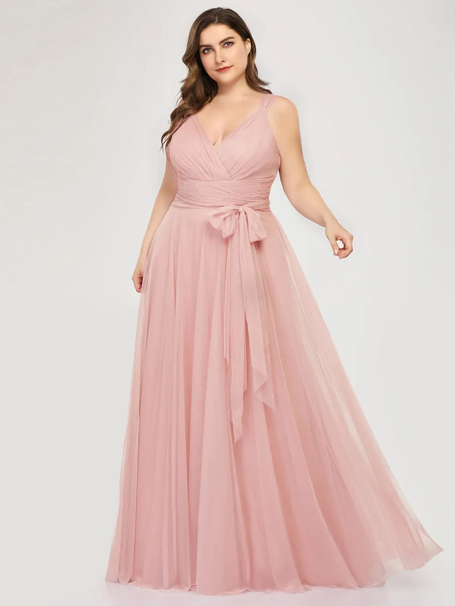 Plus Size Wholesale Tulle Bridesmaid Dresses for Women