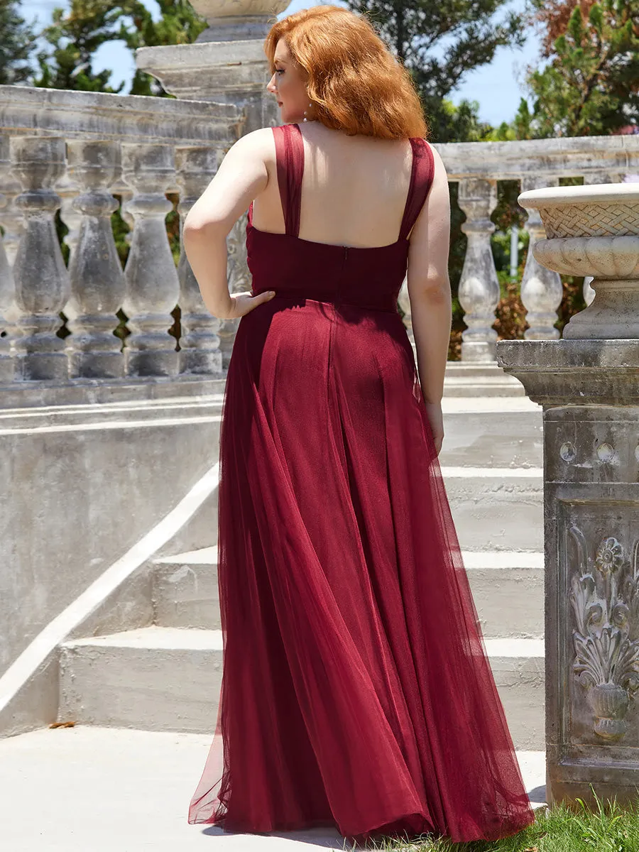 Plus Size Wholesale Tulle Bridesmaid Dresses for Women