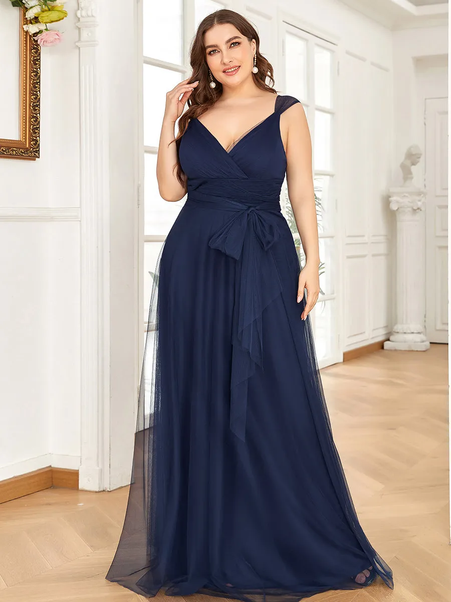 Plus Size Wholesale Tulle Bridesmaid Dresses for Women