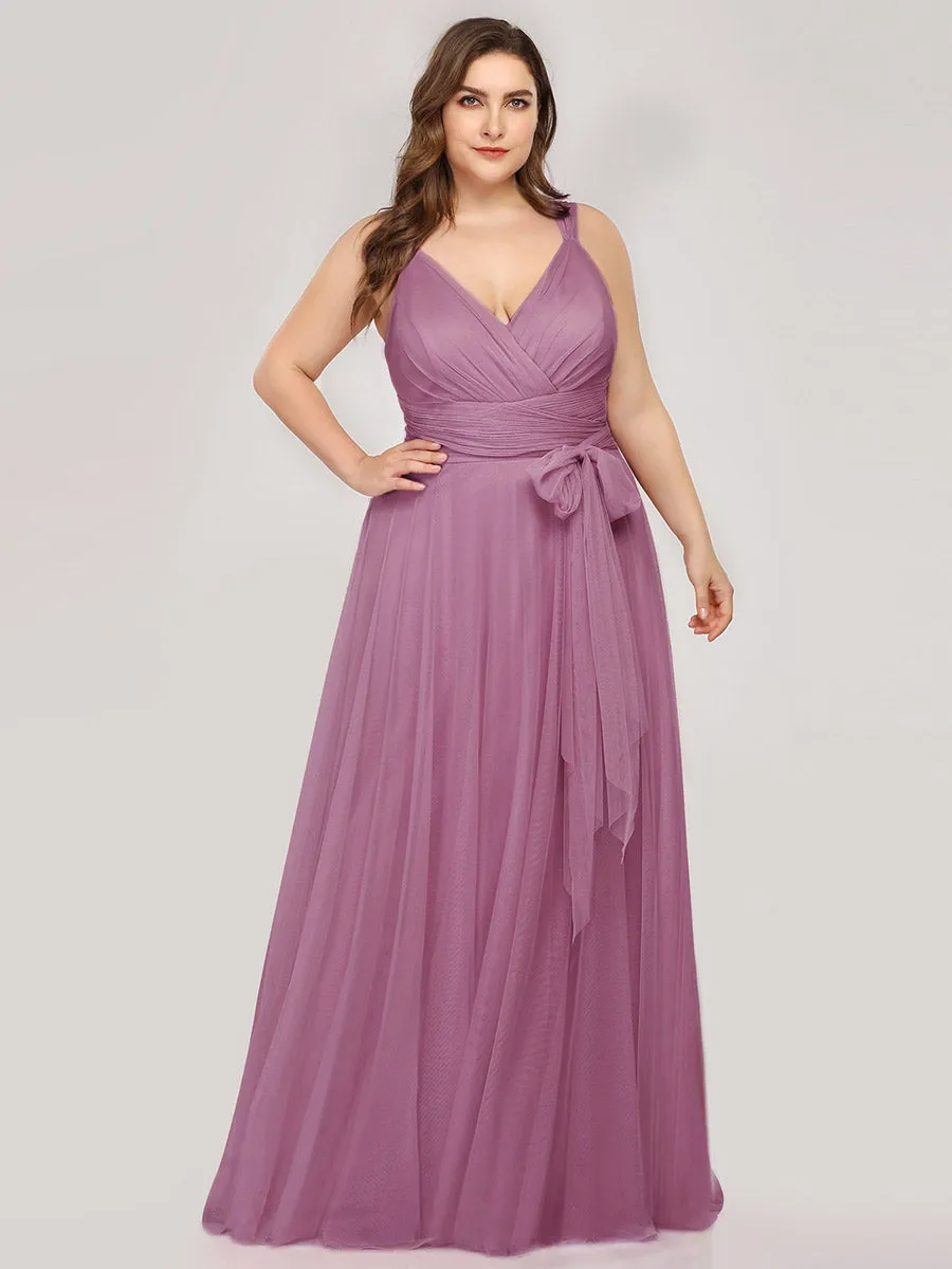 Plus Size Wholesale Tulle Bridesmaid Dresses for Women