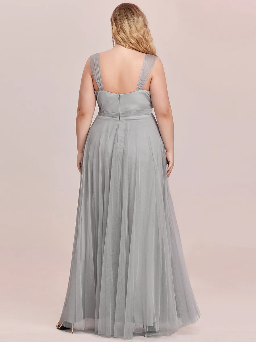 Plus Size Wholesale Tulle Bridesmaid Dresses for Women