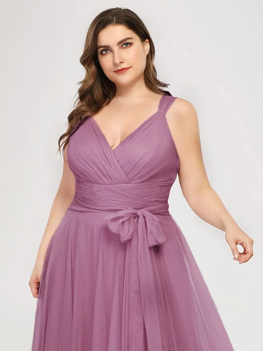 Plus Size Wholesale Tulle Bridesmaid Dresses for Women