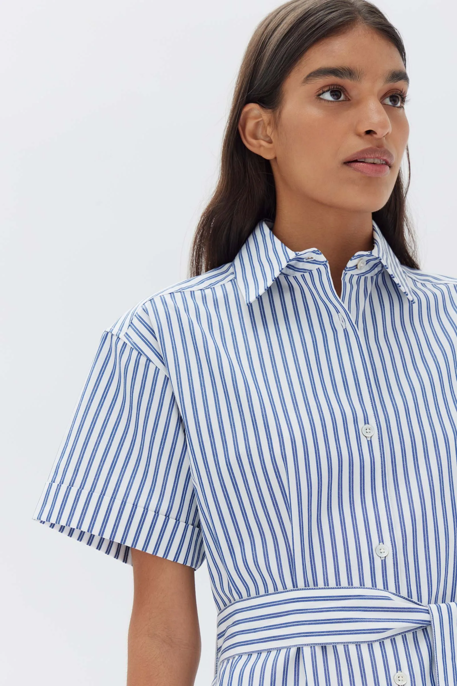 Poplin Shirt Dress