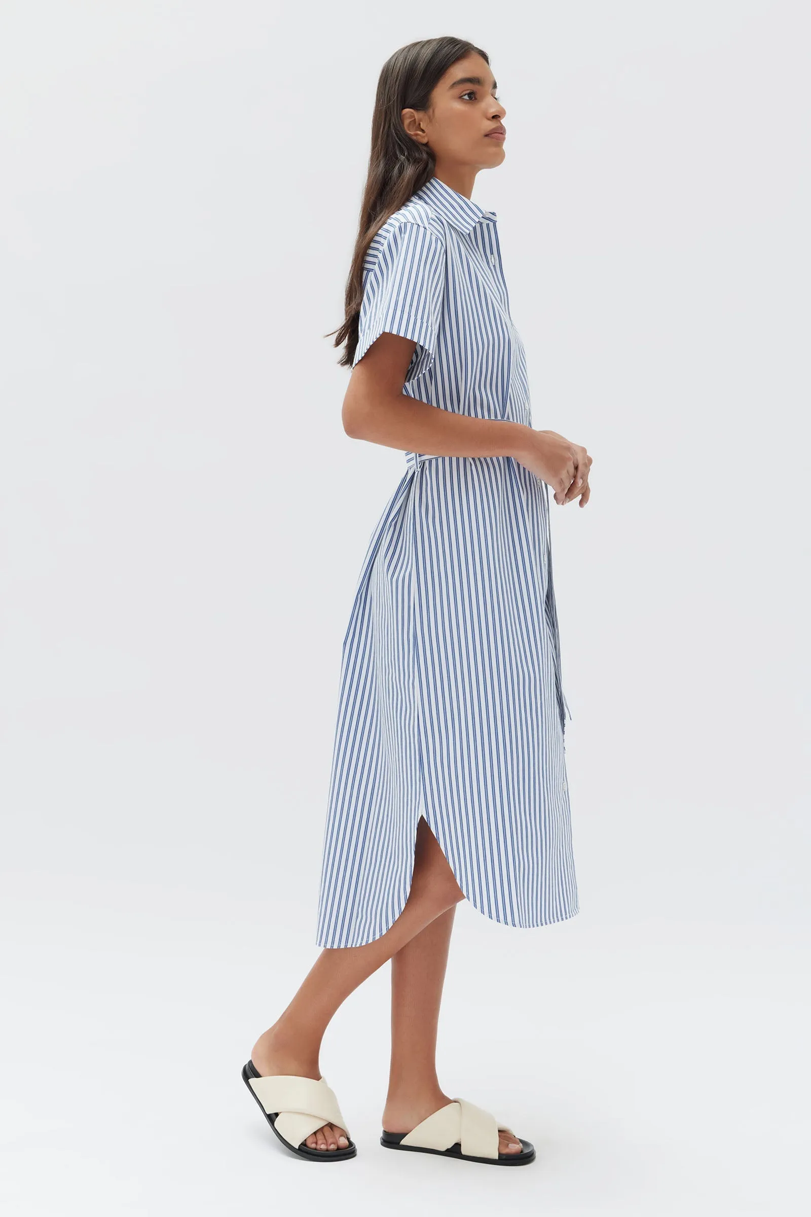 Poplin Shirt Dress