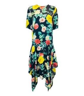 Preen By Thornton Bregazzi Silk Floral Dress. Size S