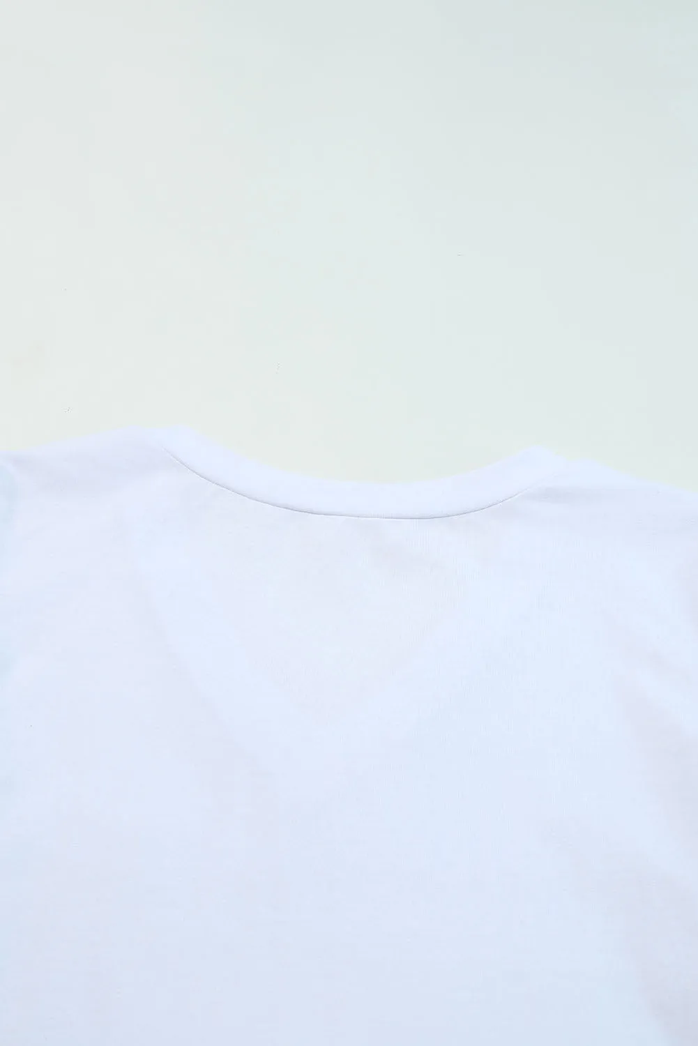 Puff Sleeve V-Neck T-Shirt