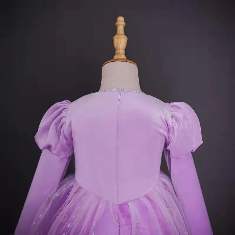 Purple Party Costume Princess Tutu Dress