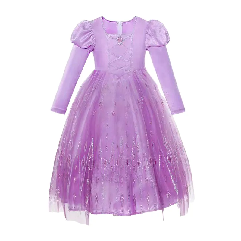 Purple Party Costume Princess Tutu Dress