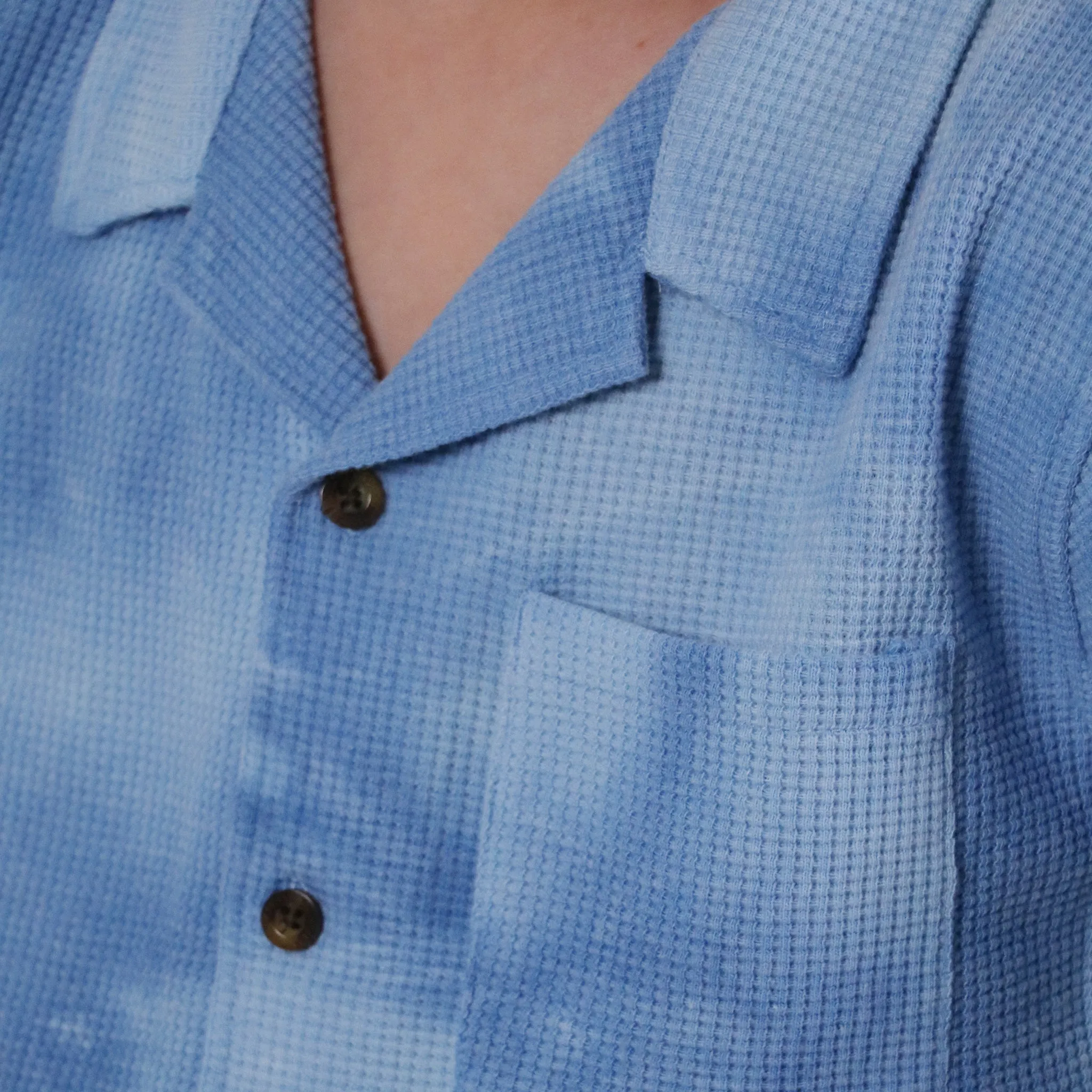 Resort Shirt | Blue Tie Dye