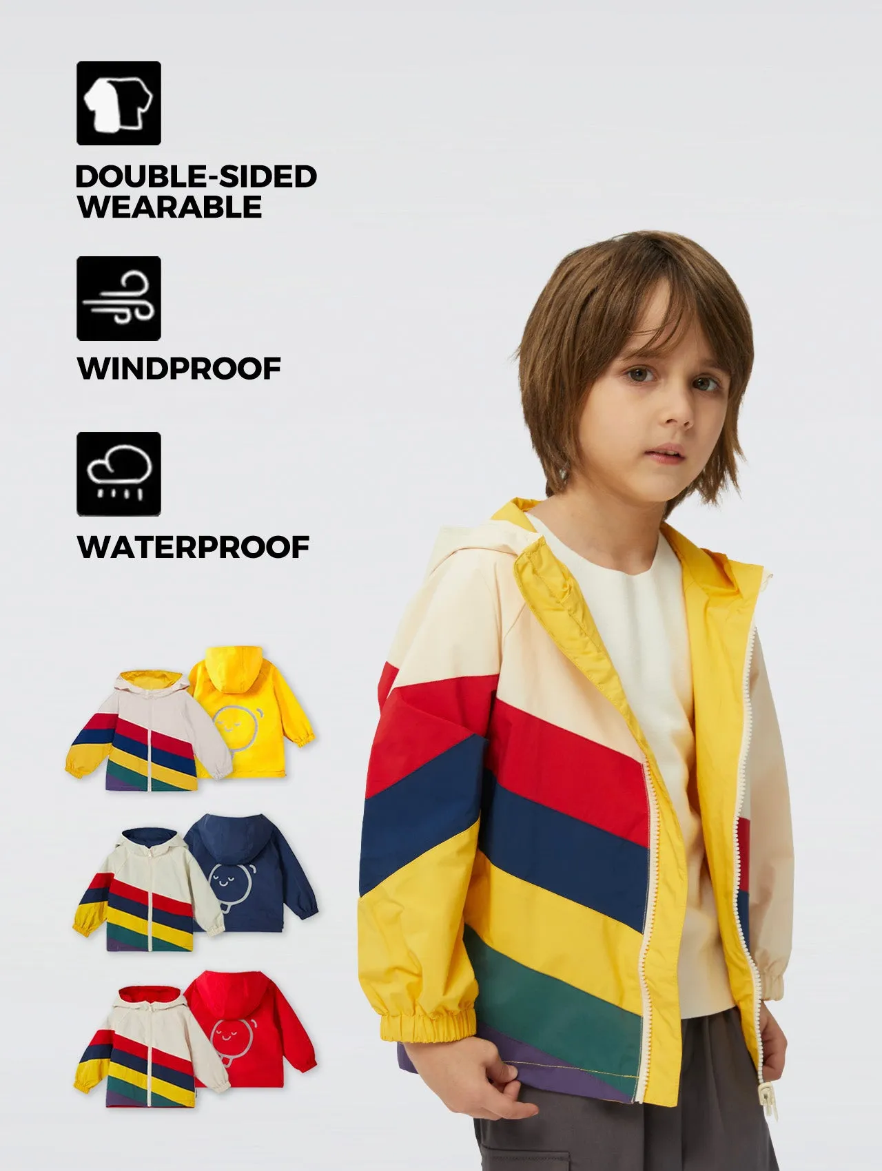 Reversible Rainbow Jacket