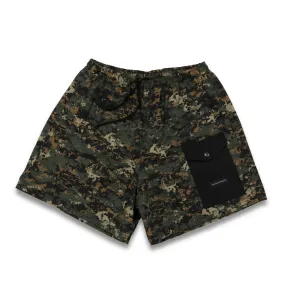 Ripstop Camp Shorts - Green Digicam