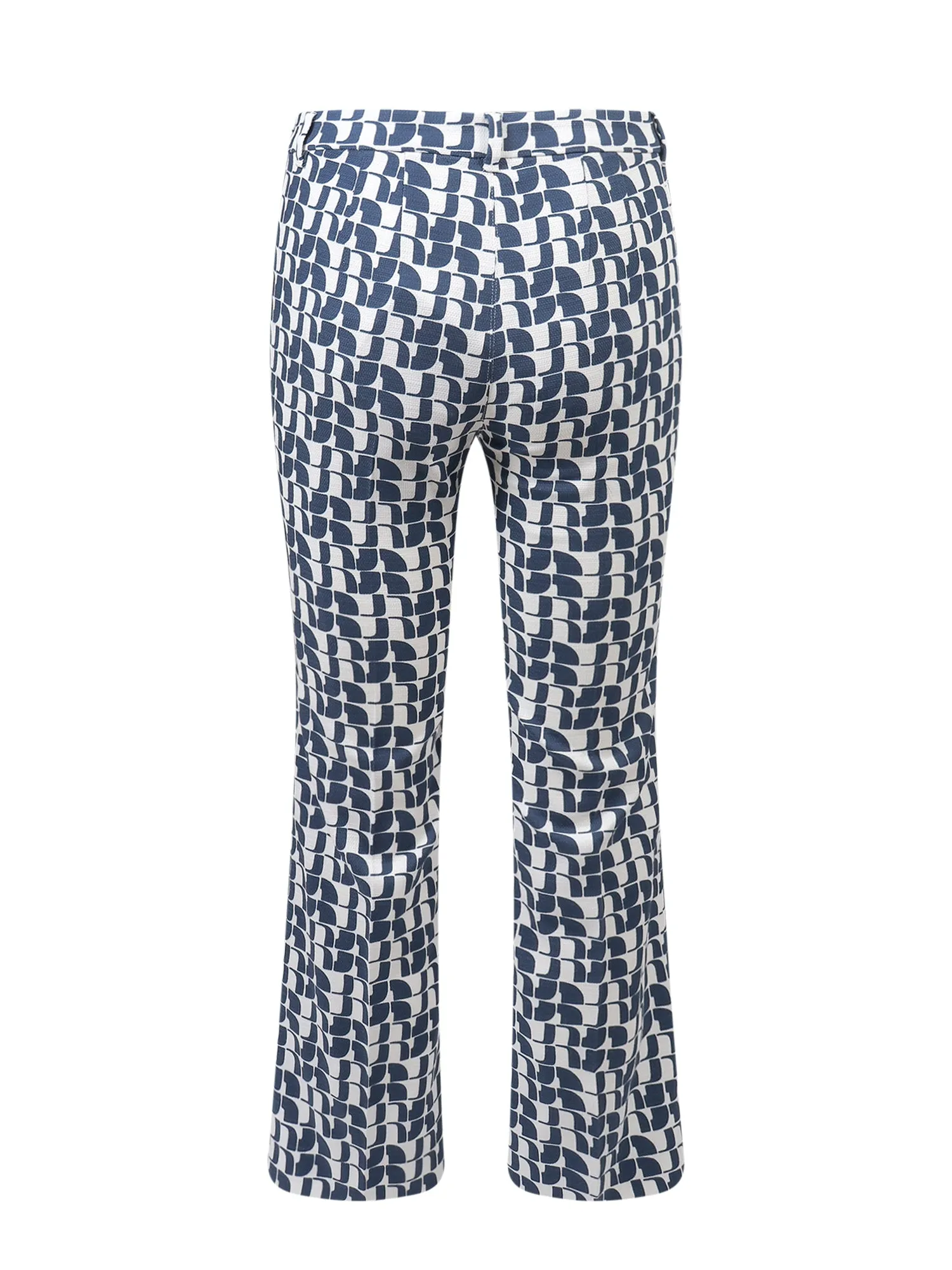 'S Max Mara All-Over Printed Straight Leg Trousers