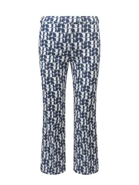 'S Max Mara All-Over Printed Straight Leg Trousers