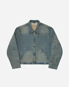 Sand-Wash Mechanic Denim Jacket