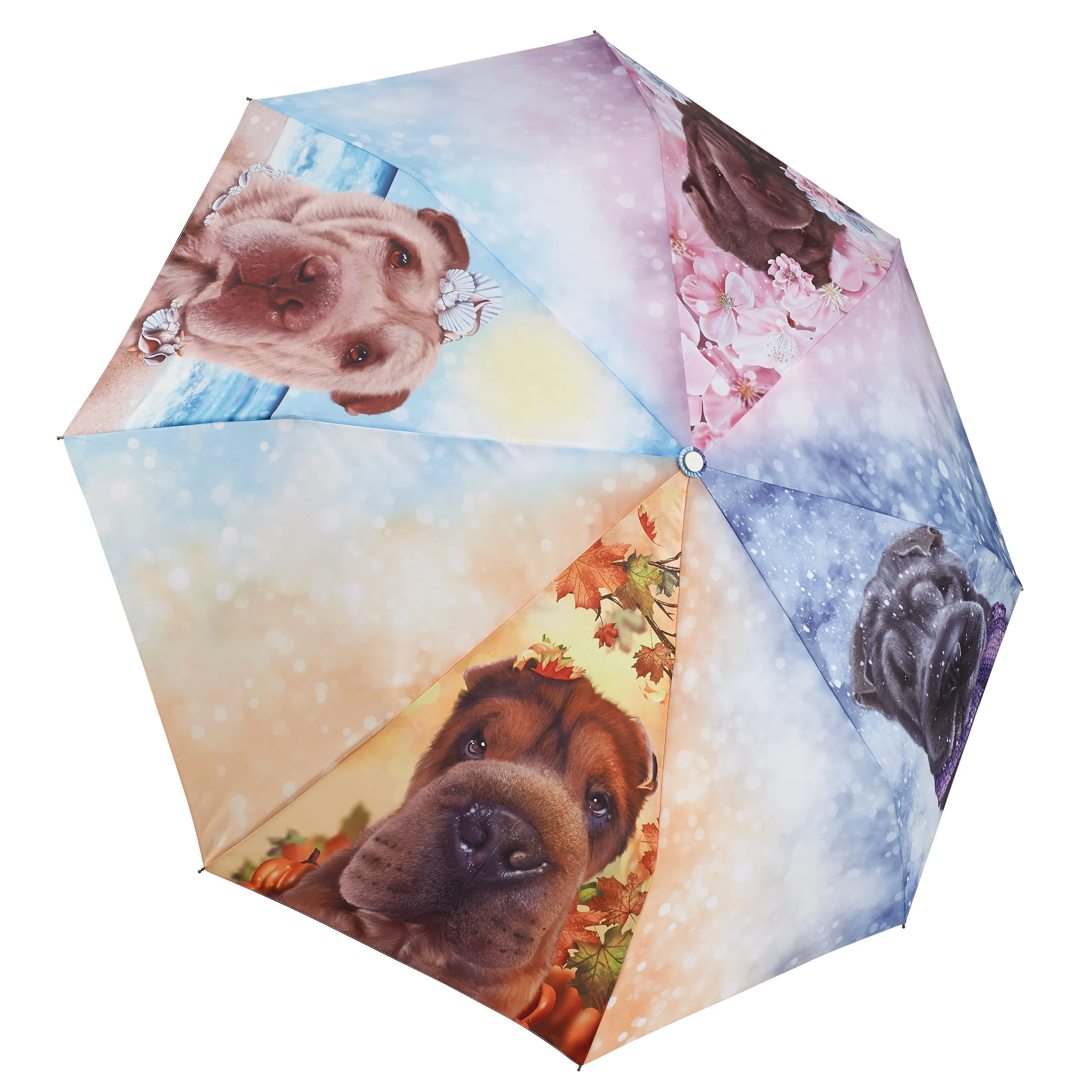 Shar Pei Folding Umbrella