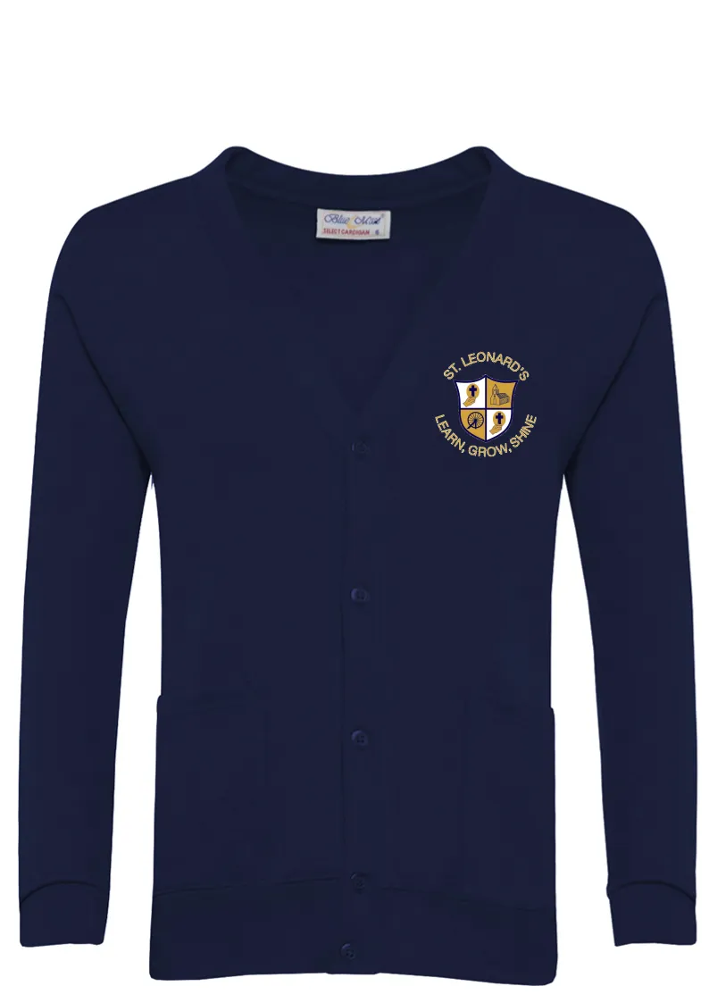 St Leonard's R.C. Primary School Navy Cardigan