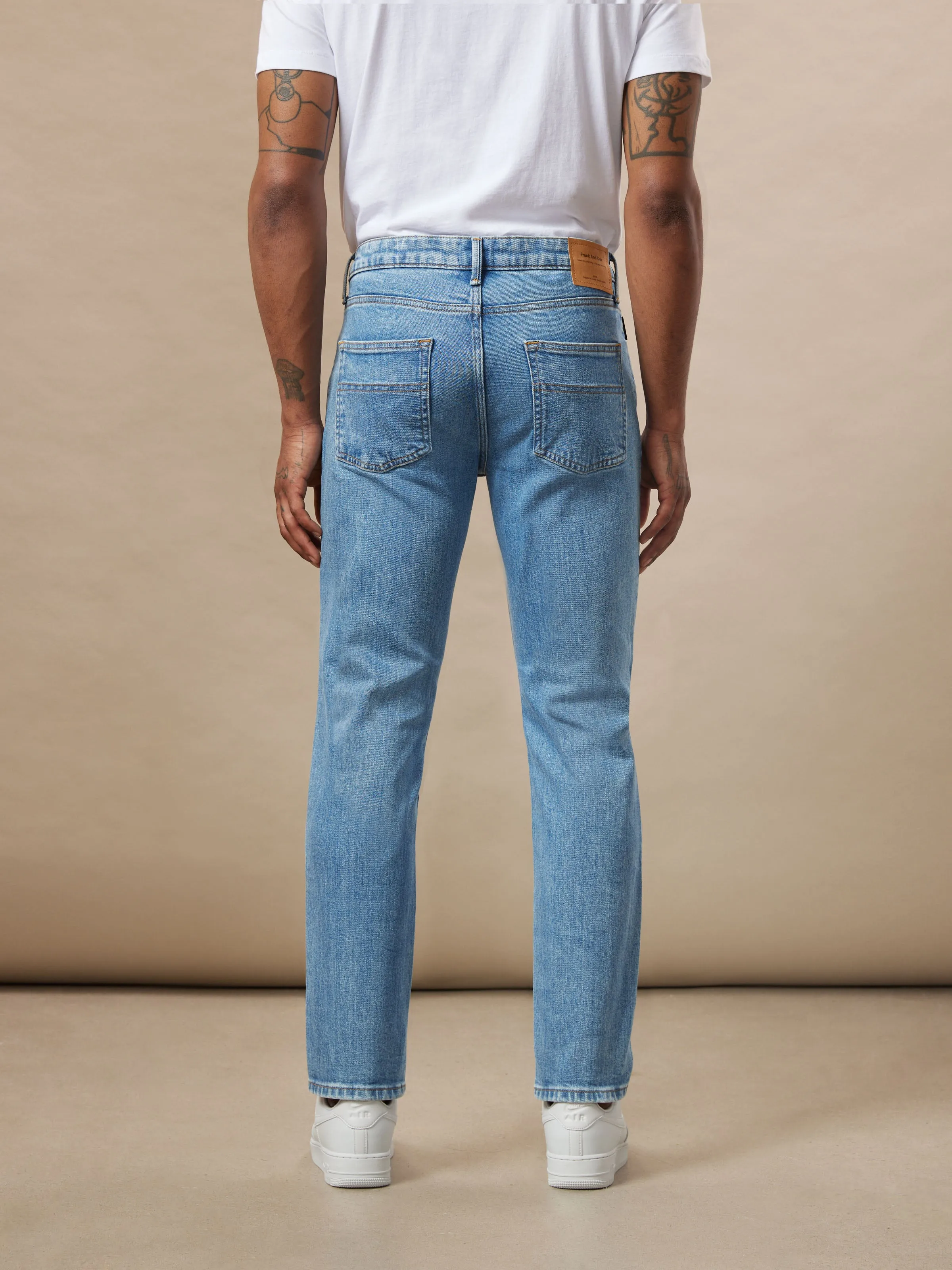 The Adam Slim Jean in Medium Blue