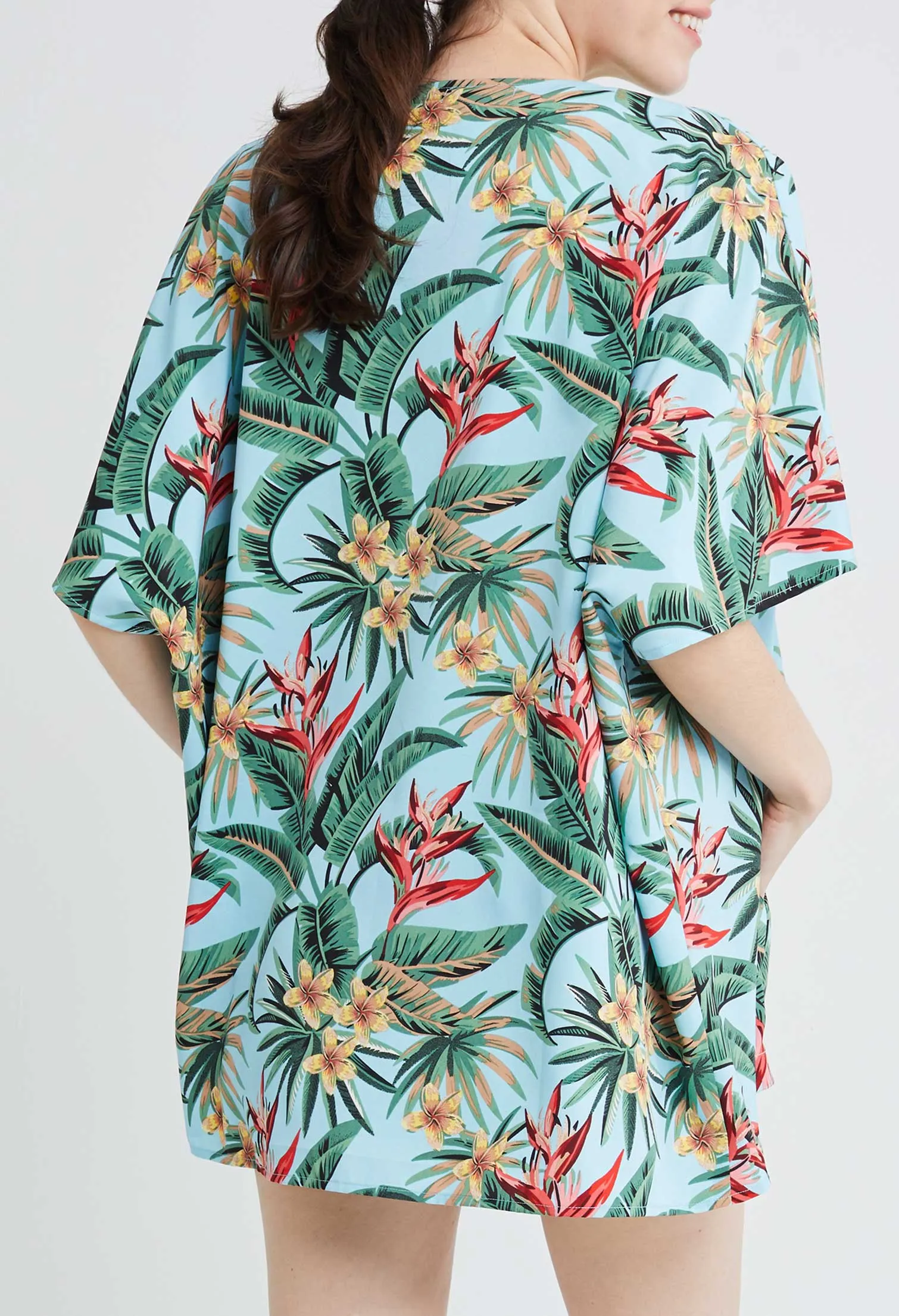 Tropical Vacay Short Kimono