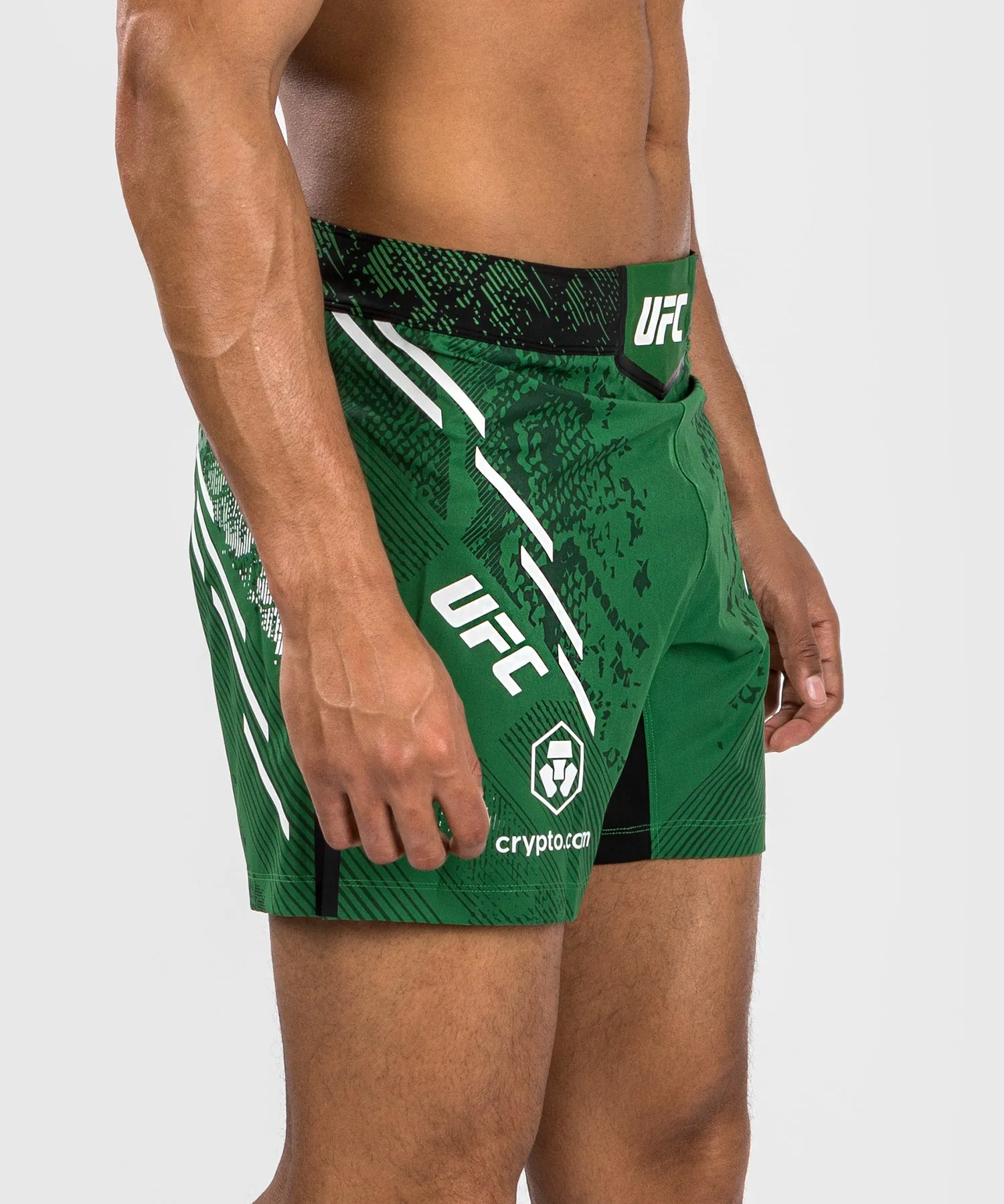 UFC Adrenaline by Venum Personalized Authentic Fight Night Men's Fight Short - Short Fit - Green