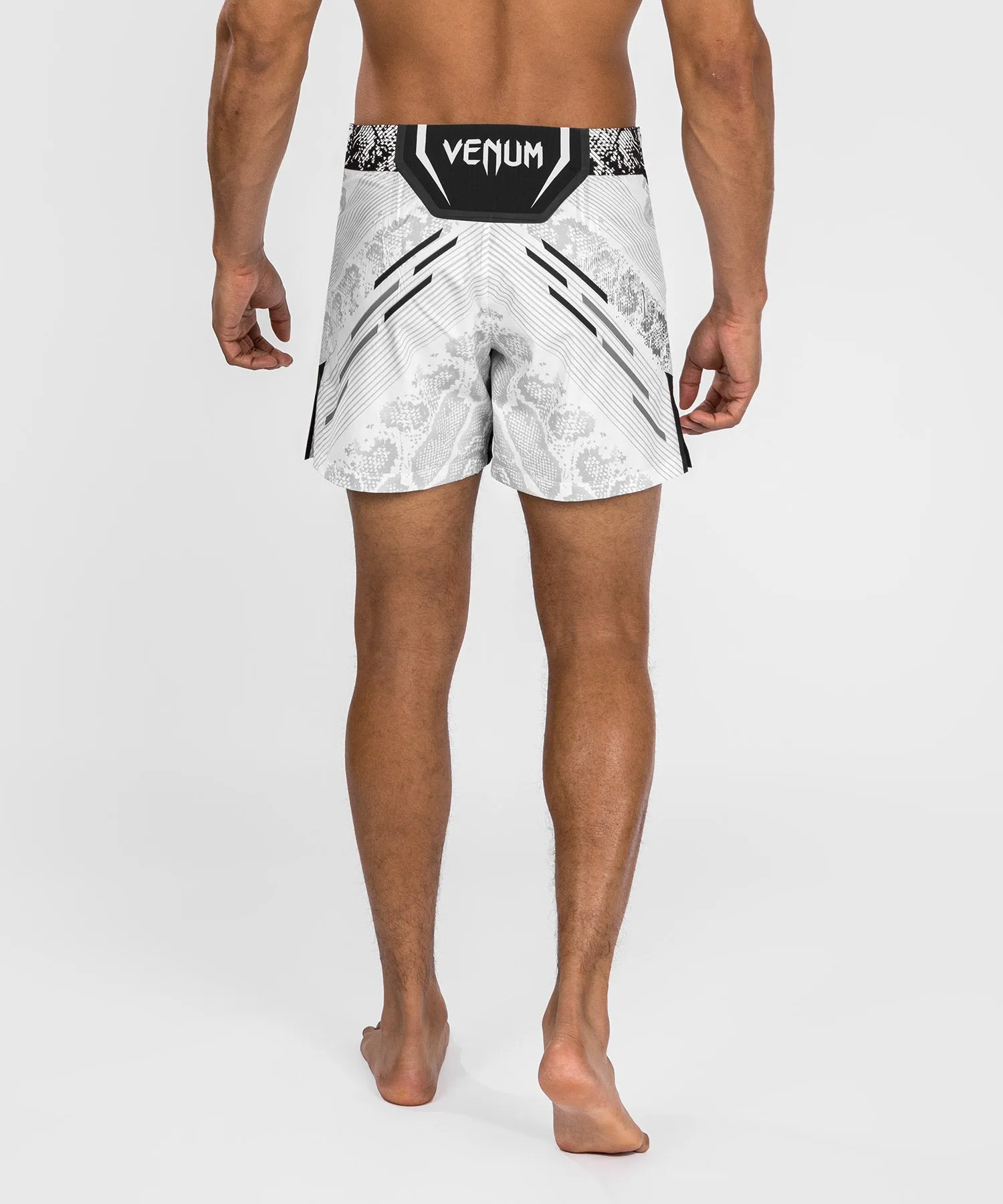 UFC Adrenaline by Venum Personalized Authentic Fight Night Men's Fight Short - Short Fit - White