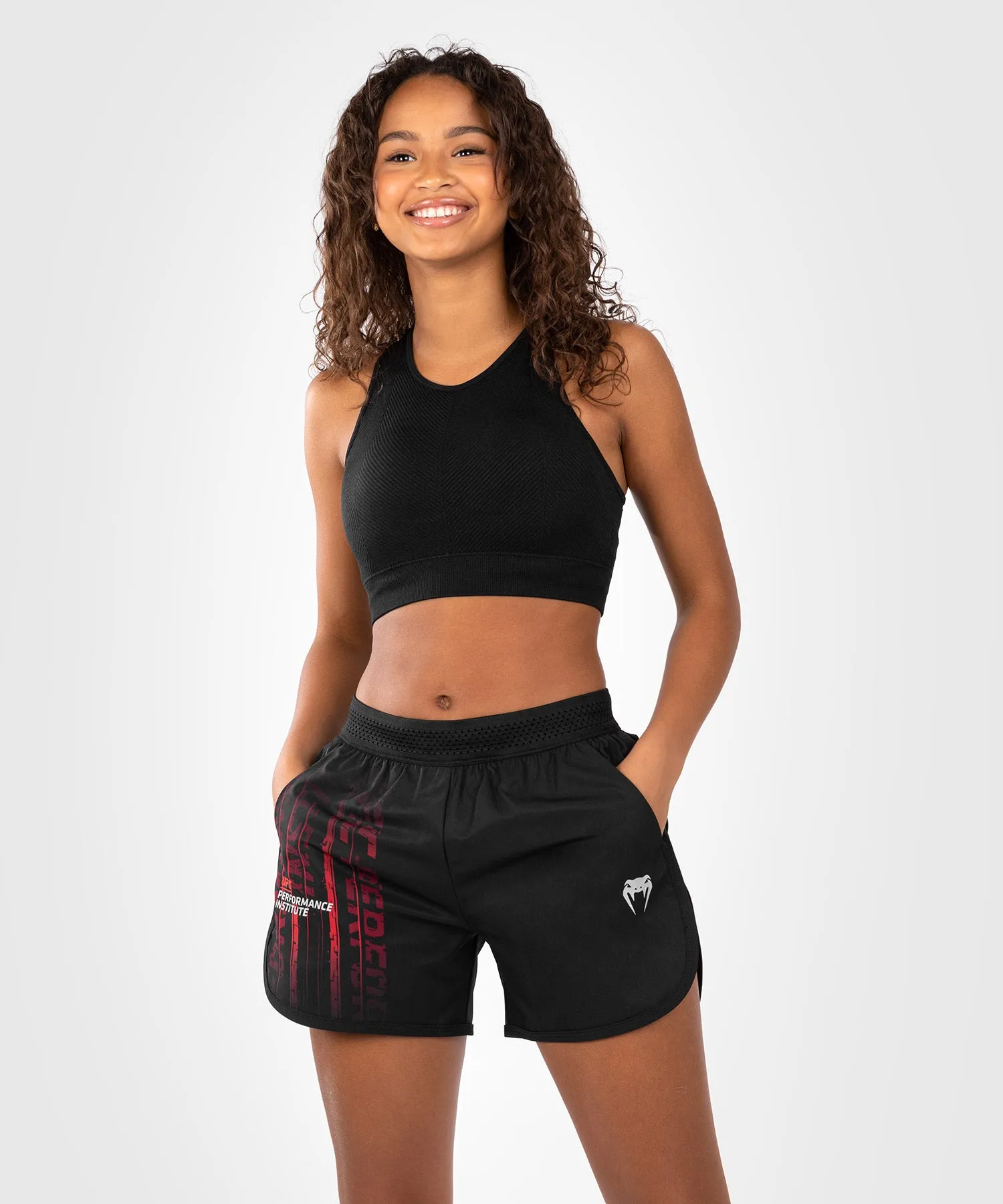 UFC Venum Performance Institute 2.0 Women’s Performance Short - Black/Red