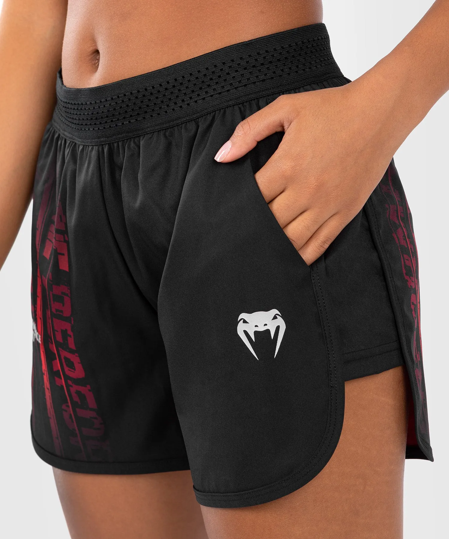 UFC Venum Performance Institute 2.0 Women’s Performance Short - Black/Red