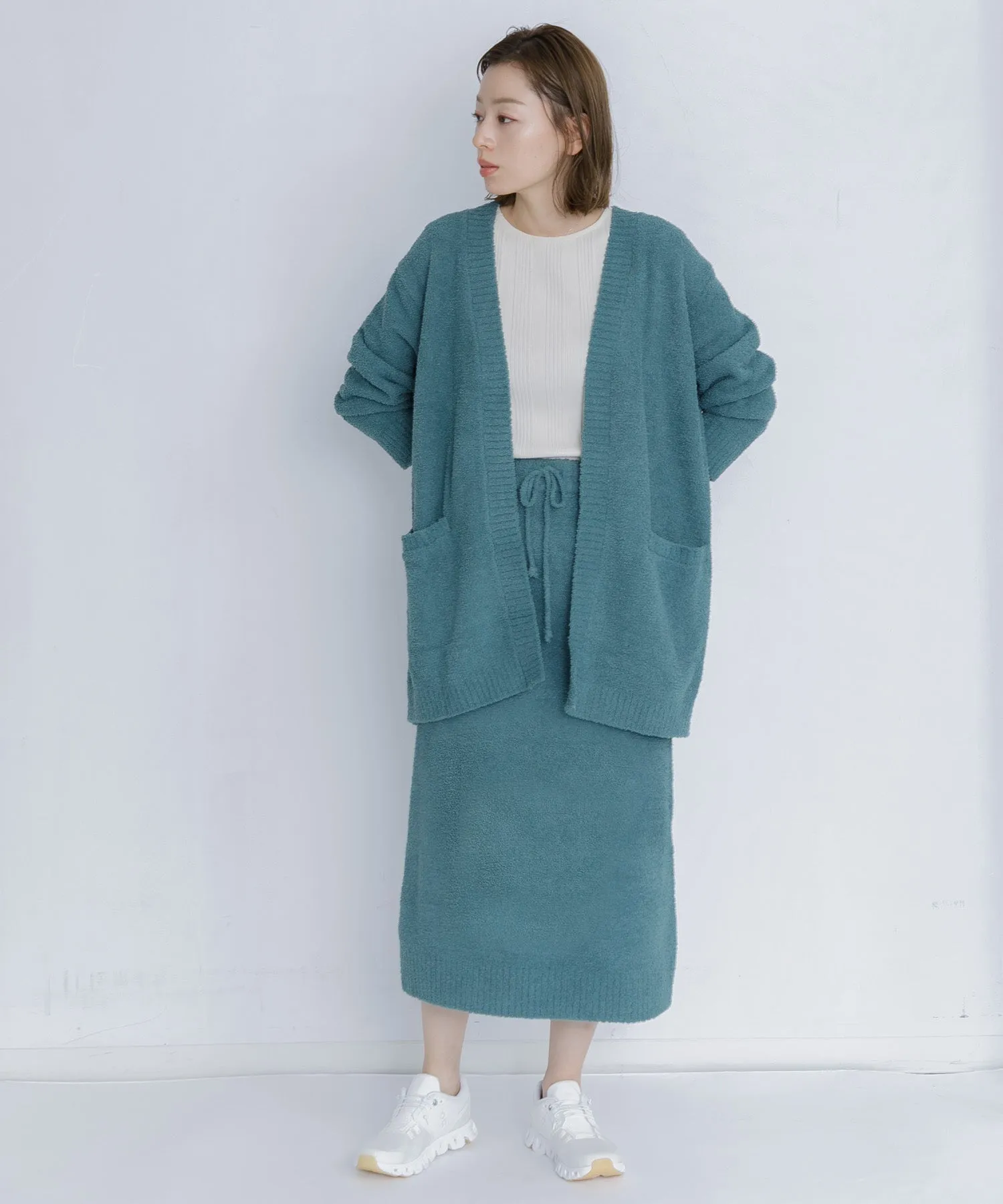 【WOMEN】nestwell THRUSH < Relaxed Fit A Line Skirt >