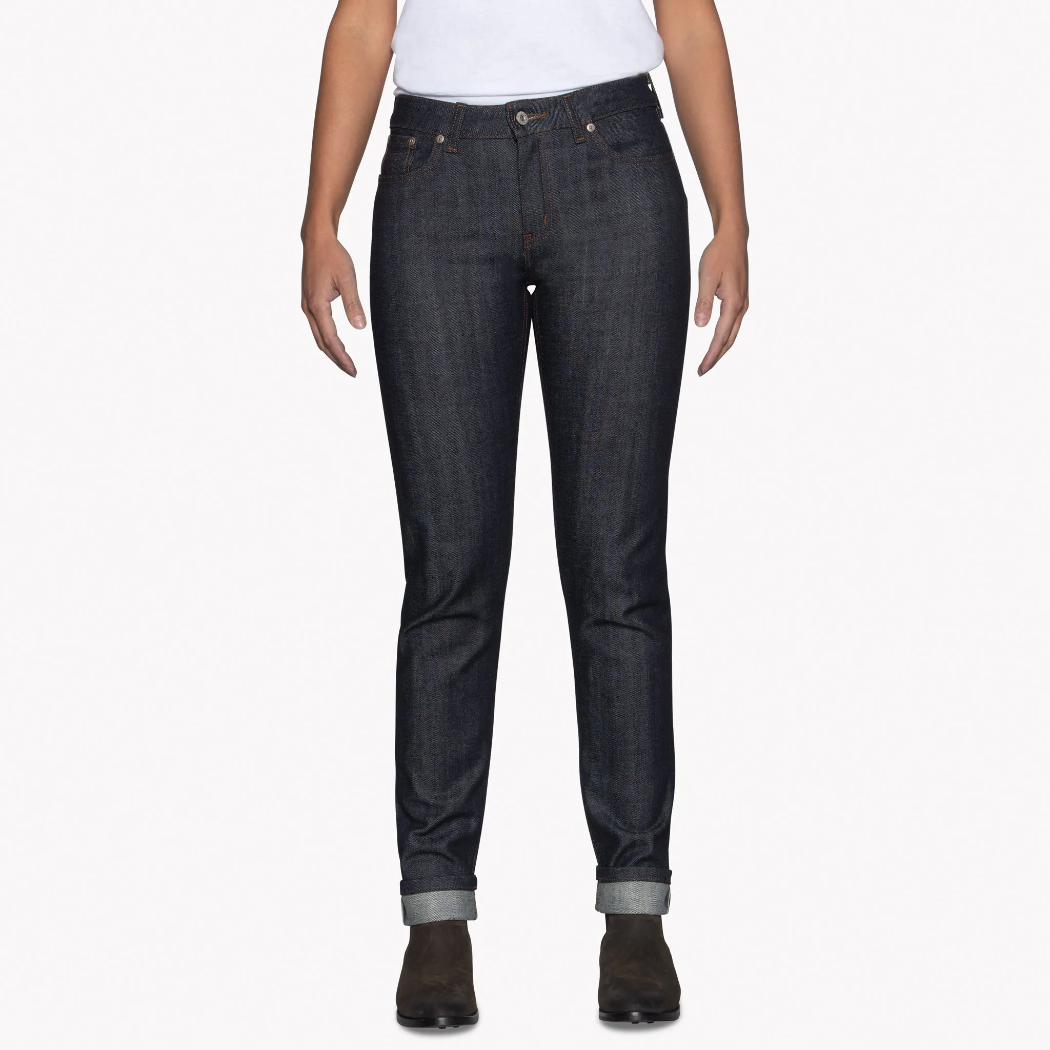 Women's - Skinny - Stretch Selvedge Raw Denim